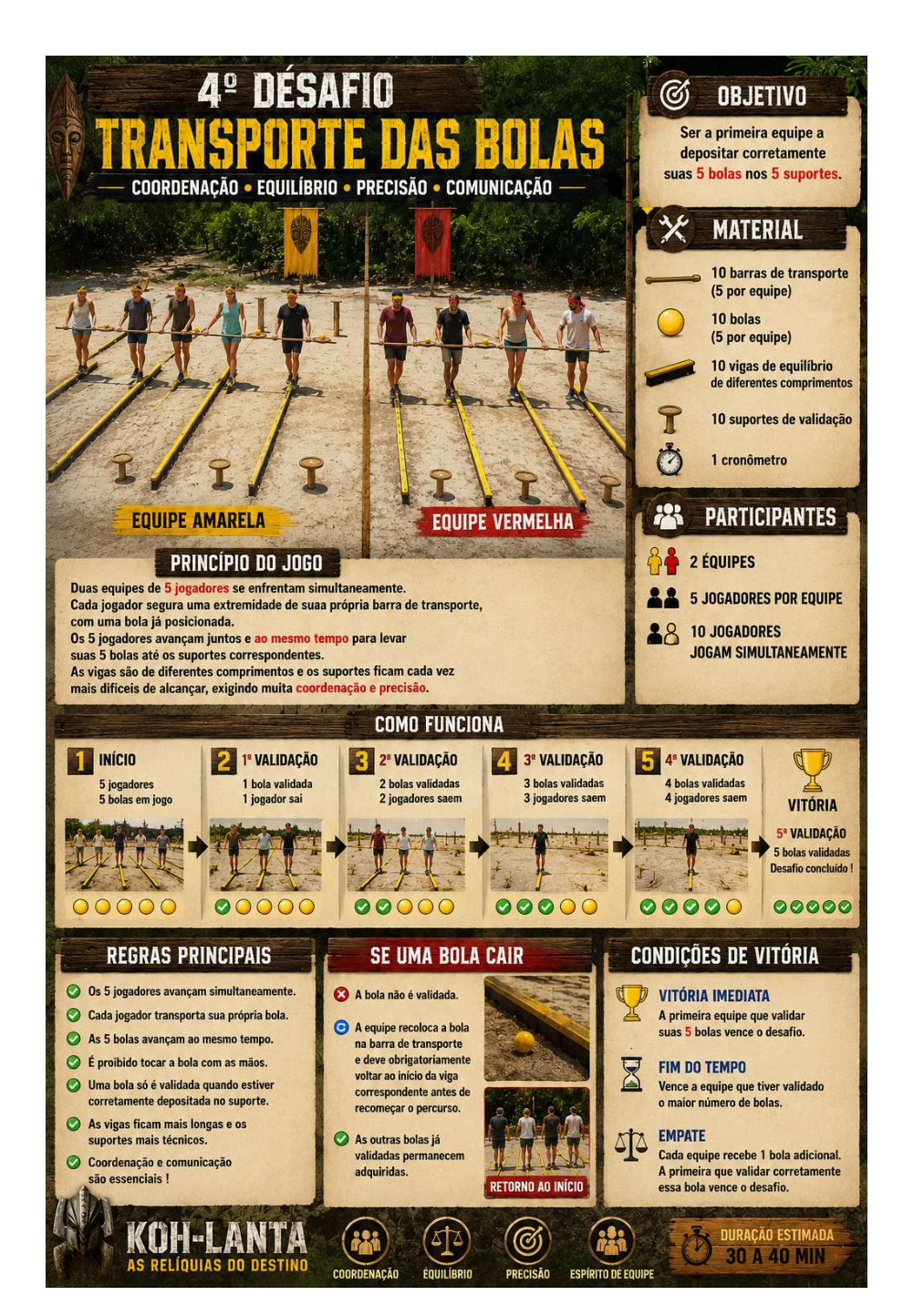 4º Desafio — Transporte das Bolas
