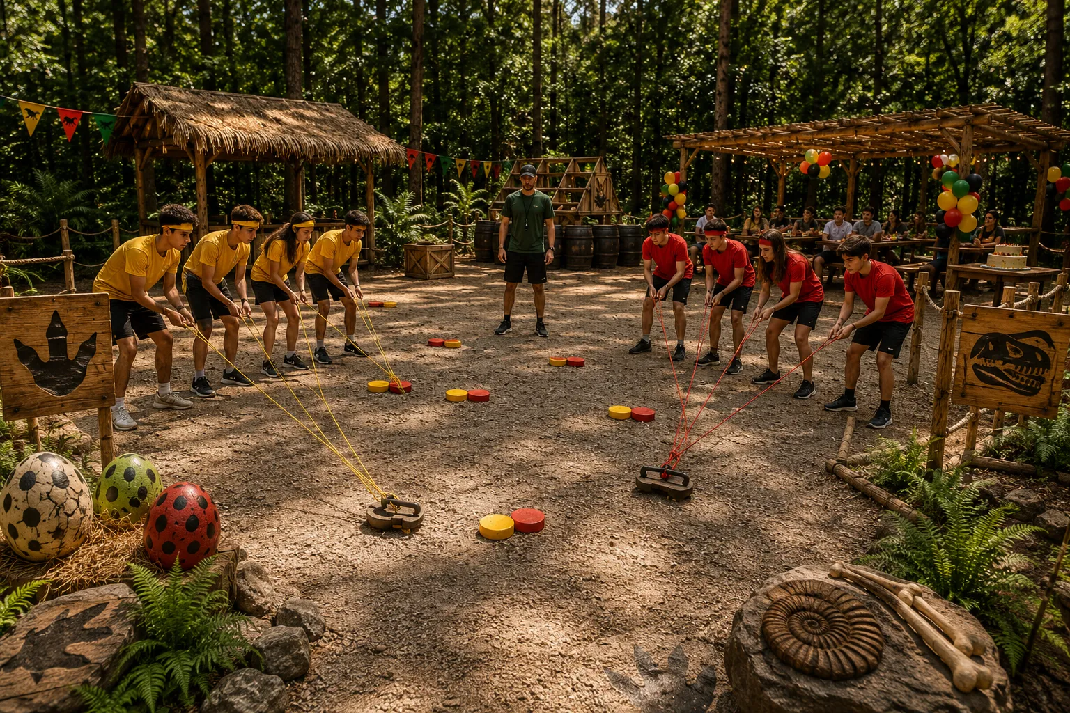 Aniversário de adolescentes no Circuito Aventura
