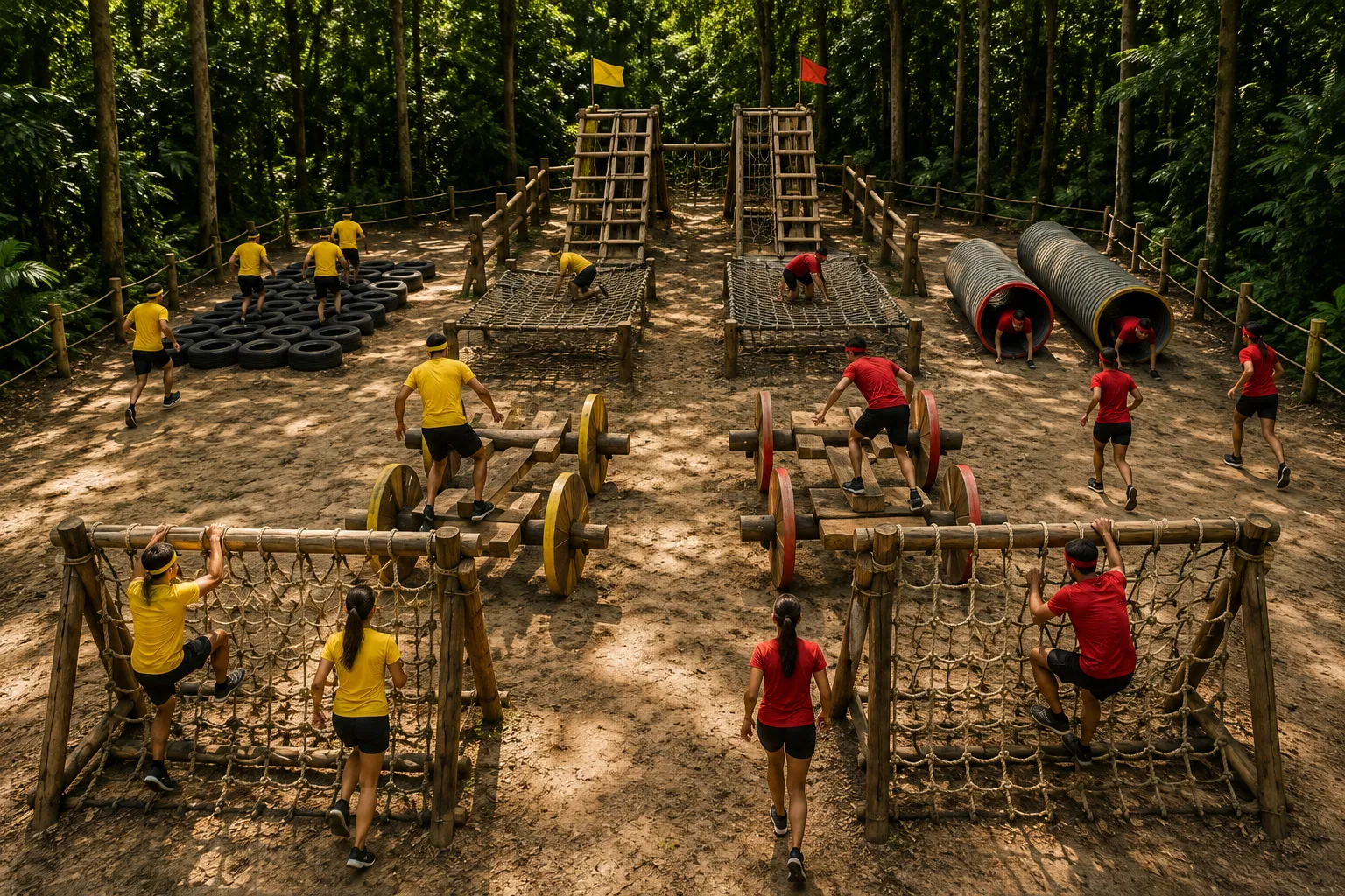 Dia Inteiro de Aventura no Percurso do Guerreiro