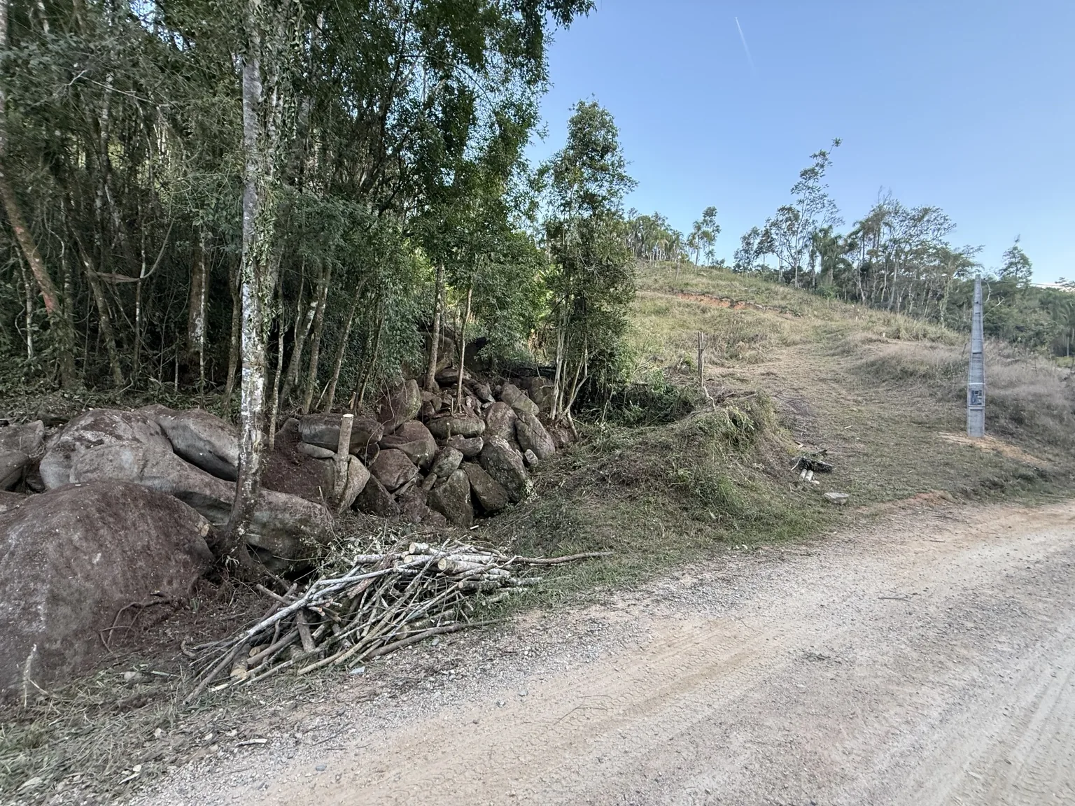 Primeiras áreas abertas
