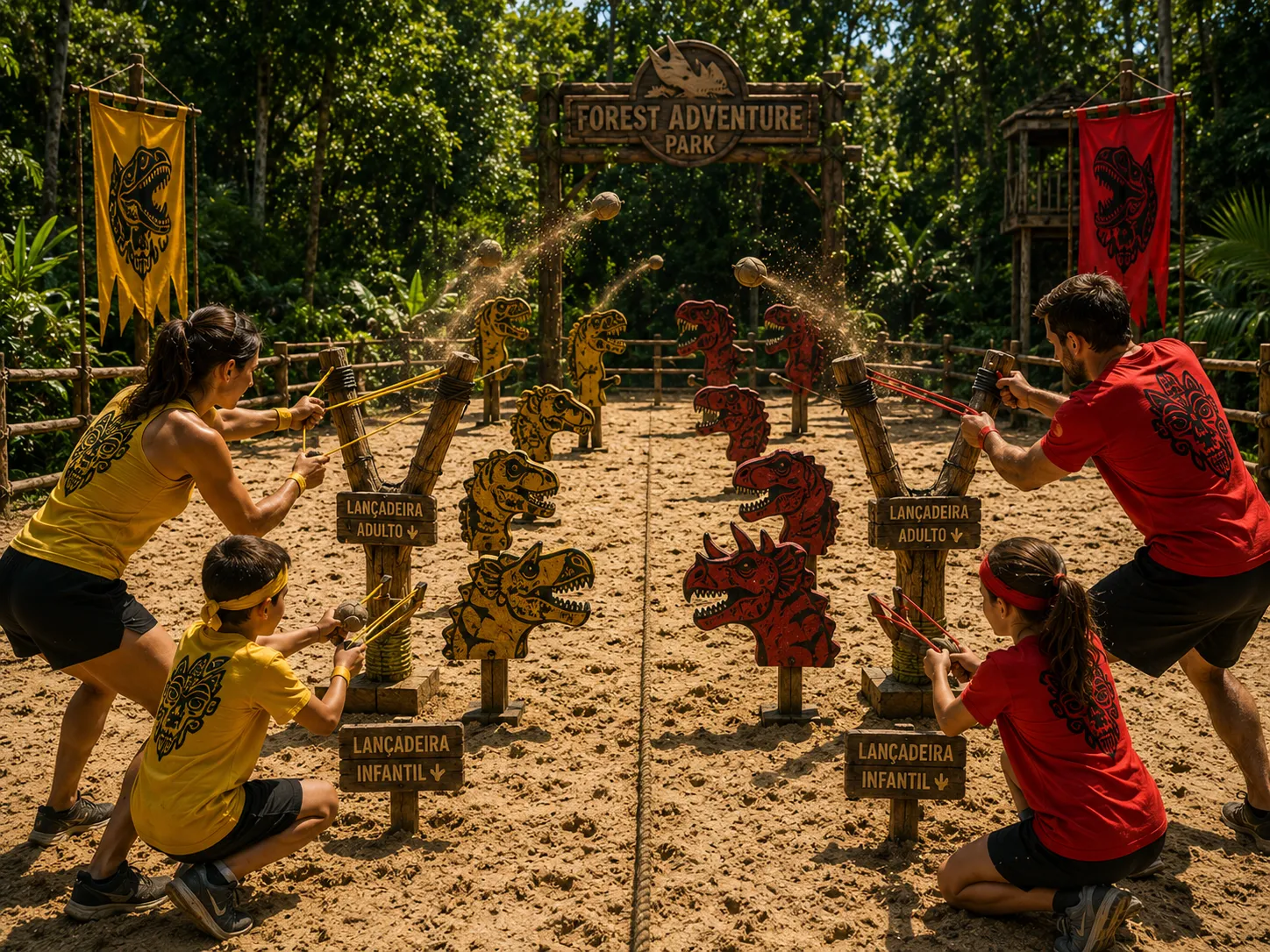 Famílias e amigos