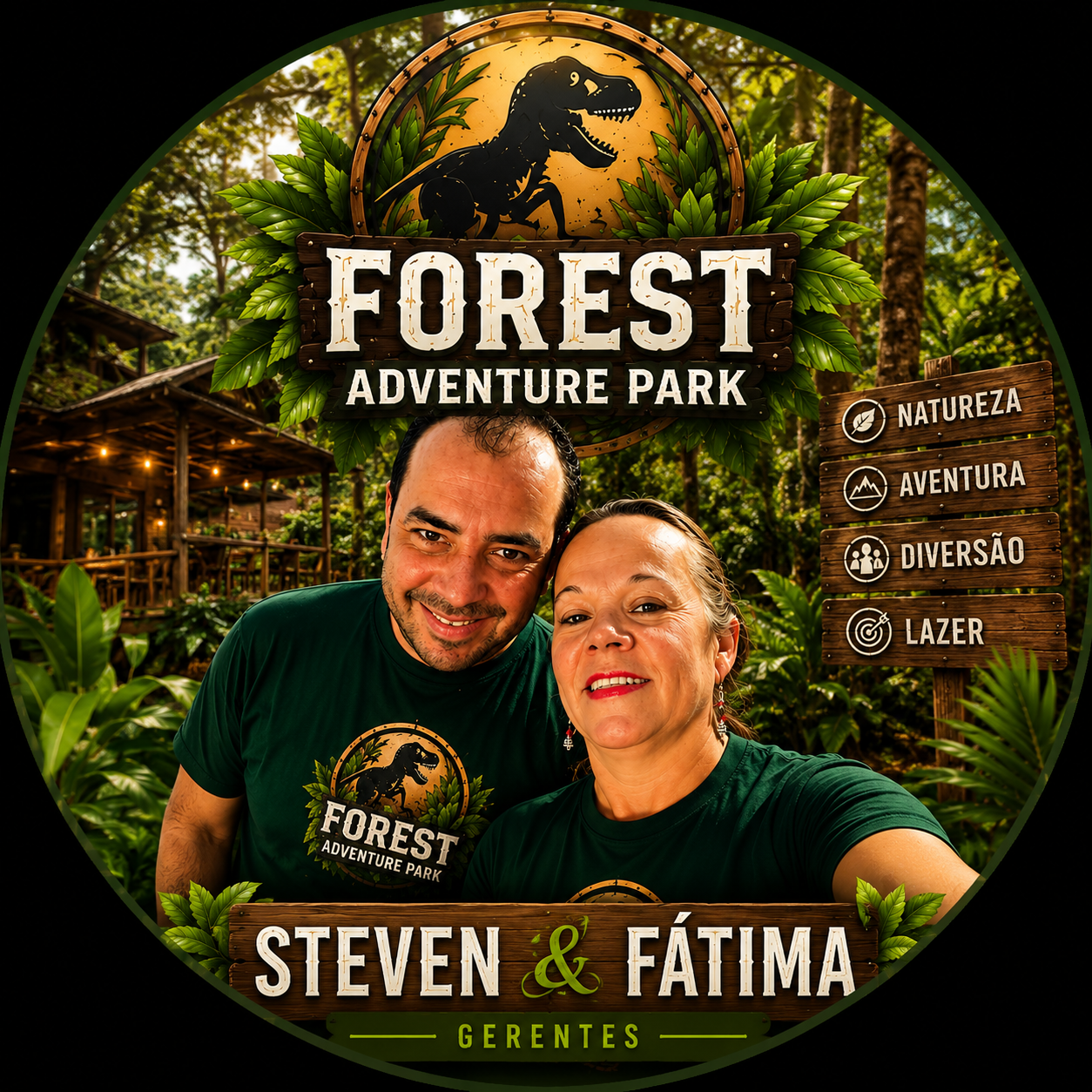 Steven e Fátima - Forest Adventure Park